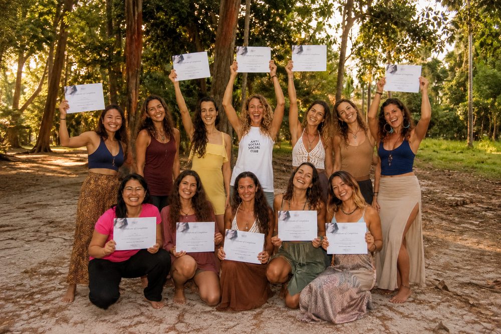 Graduates of the Level 1 Embodied DJ Training celebrating together